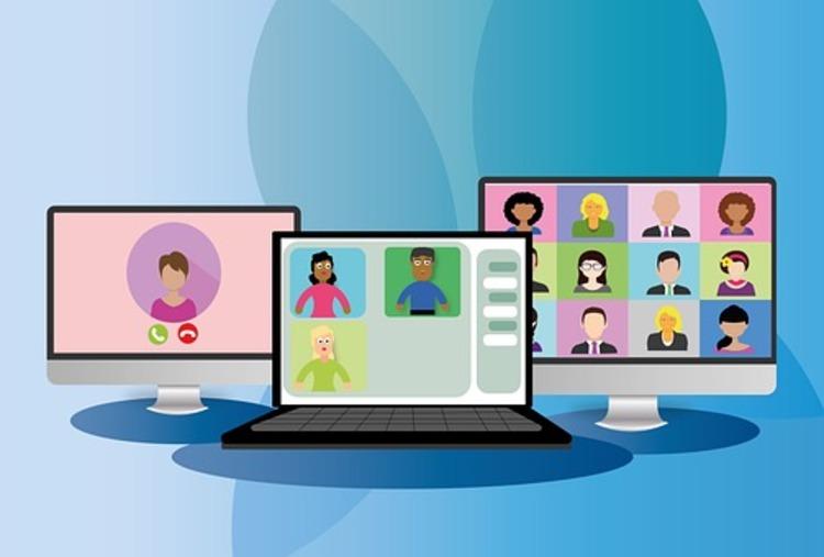 Monitores de computadoras teletrabajo