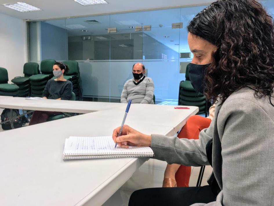 Reunión personas en una reunión
