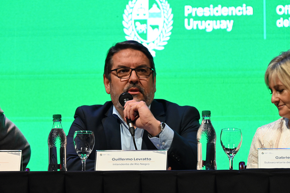 Foto de Guillermo Levratto, intendente de Río Negro