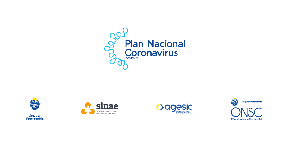 Logo SINAE - PLAN COVID - logotipo del Sistema Nacional de Cuidados