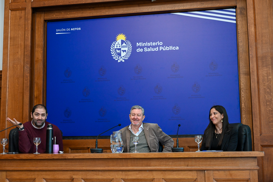 Rodrigo Márquez, Pierre Bianchi y Carla Mato - Presentación del Legajo Digital en el MSP Rodrigo Márquez, Pierre Bianchi y Carla Mato - Presentación del Legajo Digital en el MSP