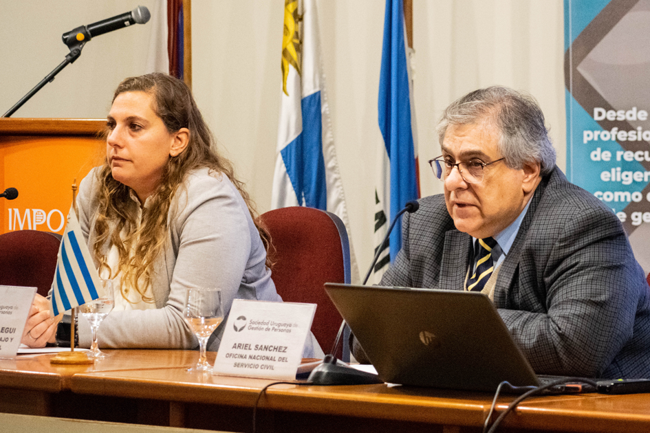 Valentina Arlegui junto a Ariel Sánchez