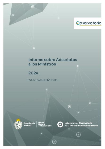 Informe sobre Adscriptos a los Ministros Tapa