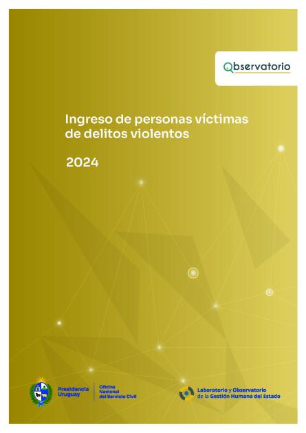 Ingreso de personas víctimas de delitos violentos - 2024 Tapa