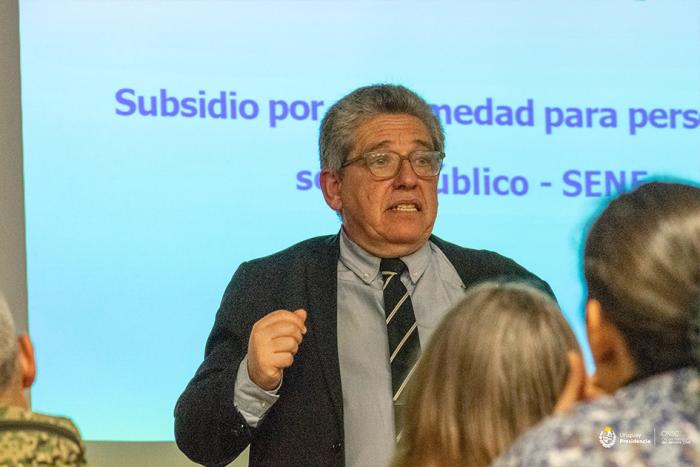 Oscar Centurión, Coordinador de las Actividades de Supervisión y Control del Régimen de Subsidio 