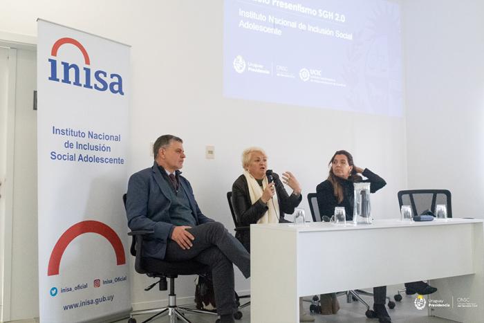 Presentación del sistema SGH 2.0 en el Instituto Nacional de Inclusión Social Adolescente