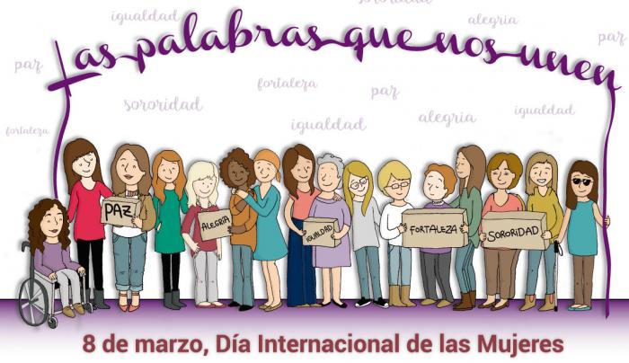 Ilustración día internacional de las mujeres