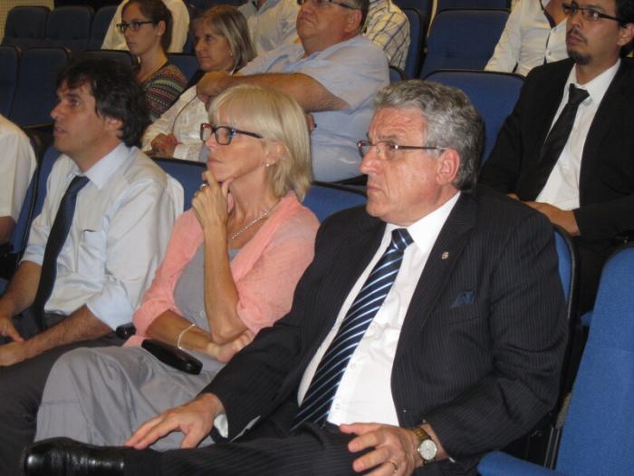 Presentación de Módulo de Legajo Electrónico. Foto. Autoridades de Servicio Civil