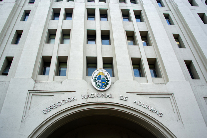 Fachada del edificio de Aduanas