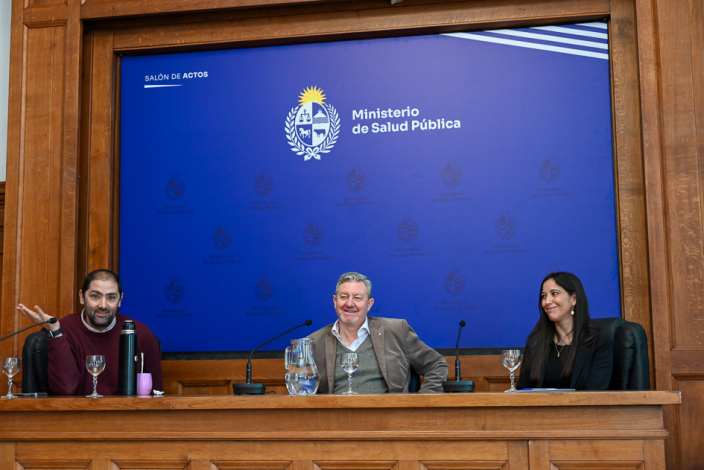 Rodrigo Márquez, Pierre Bianchi y Carla Mato - Presentación del Legajo Digital en el MSP