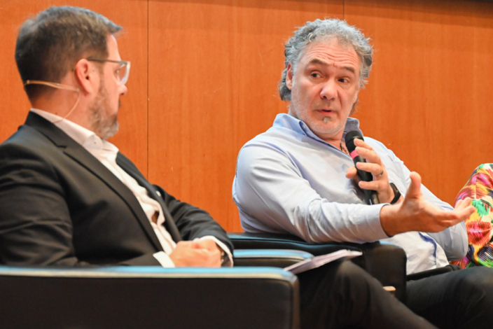 Luis Pierri en las Primeras Jornadas de Salud Mental Foto de Luis Pierri