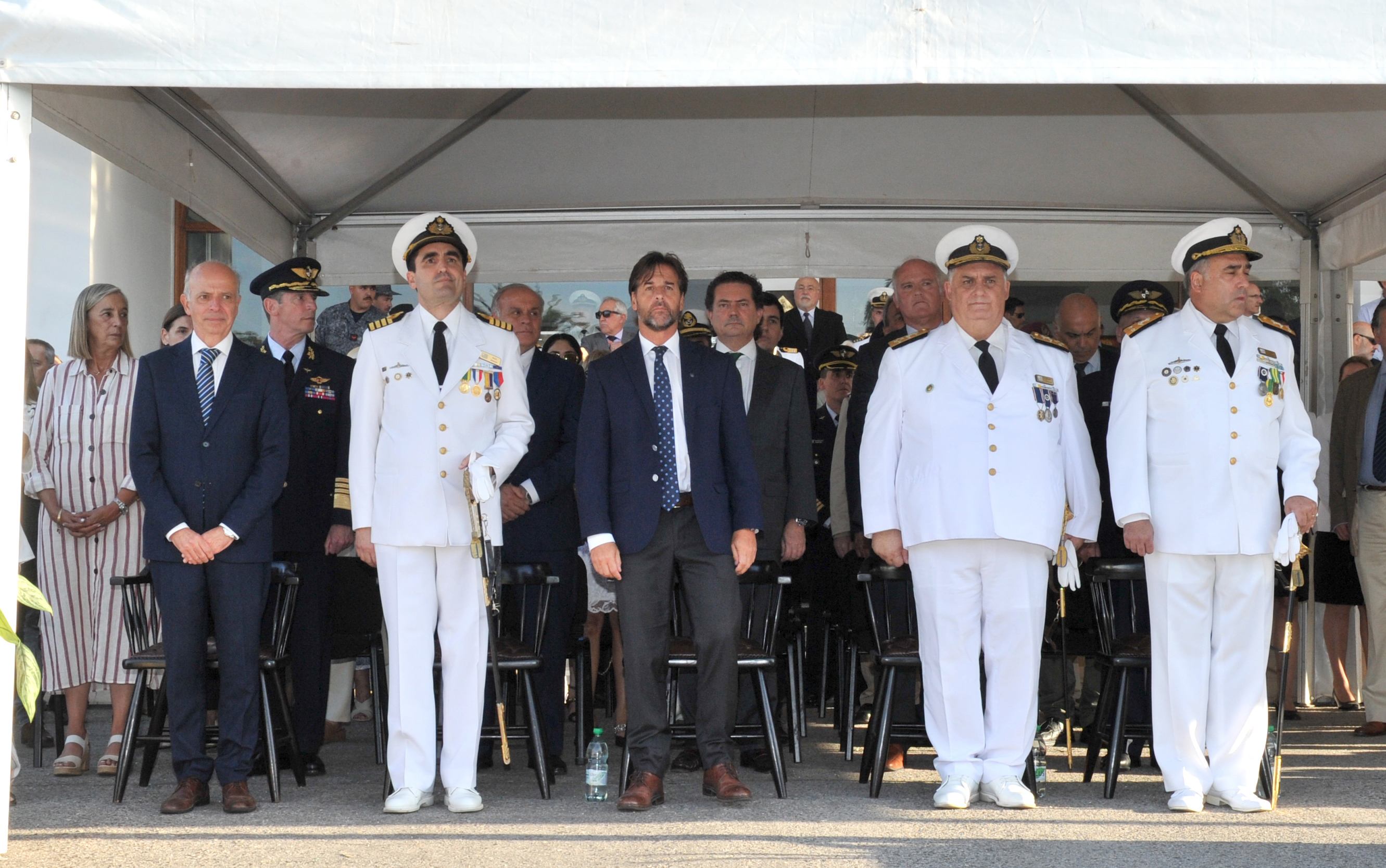 Presidente Lacalle Pou en ceremonia de fin de cursos 2022 de la Escuela ...