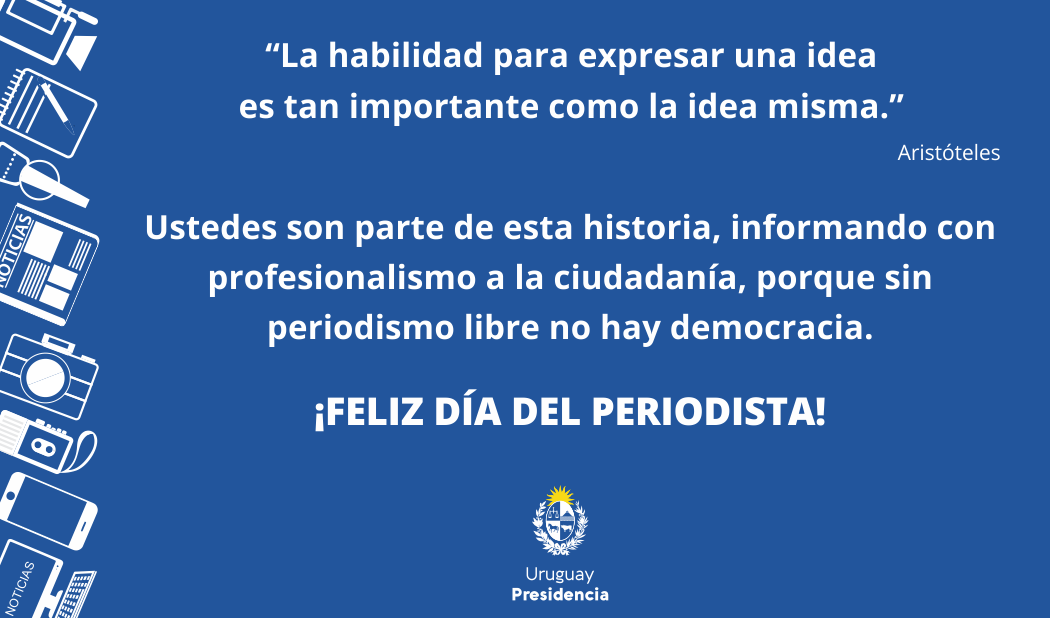 Presidencia de la República saluda en su día a los periodistas y ...