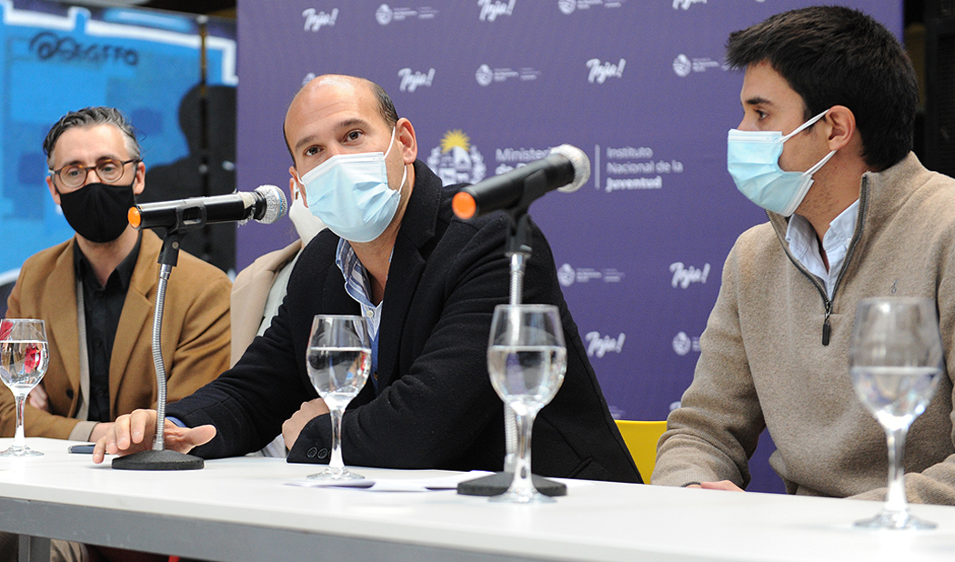 Martín Inthamoussú, Martín Lema y Felipe Paullier Martín Inthamoussú, Martín Lema y Felipe Paullier