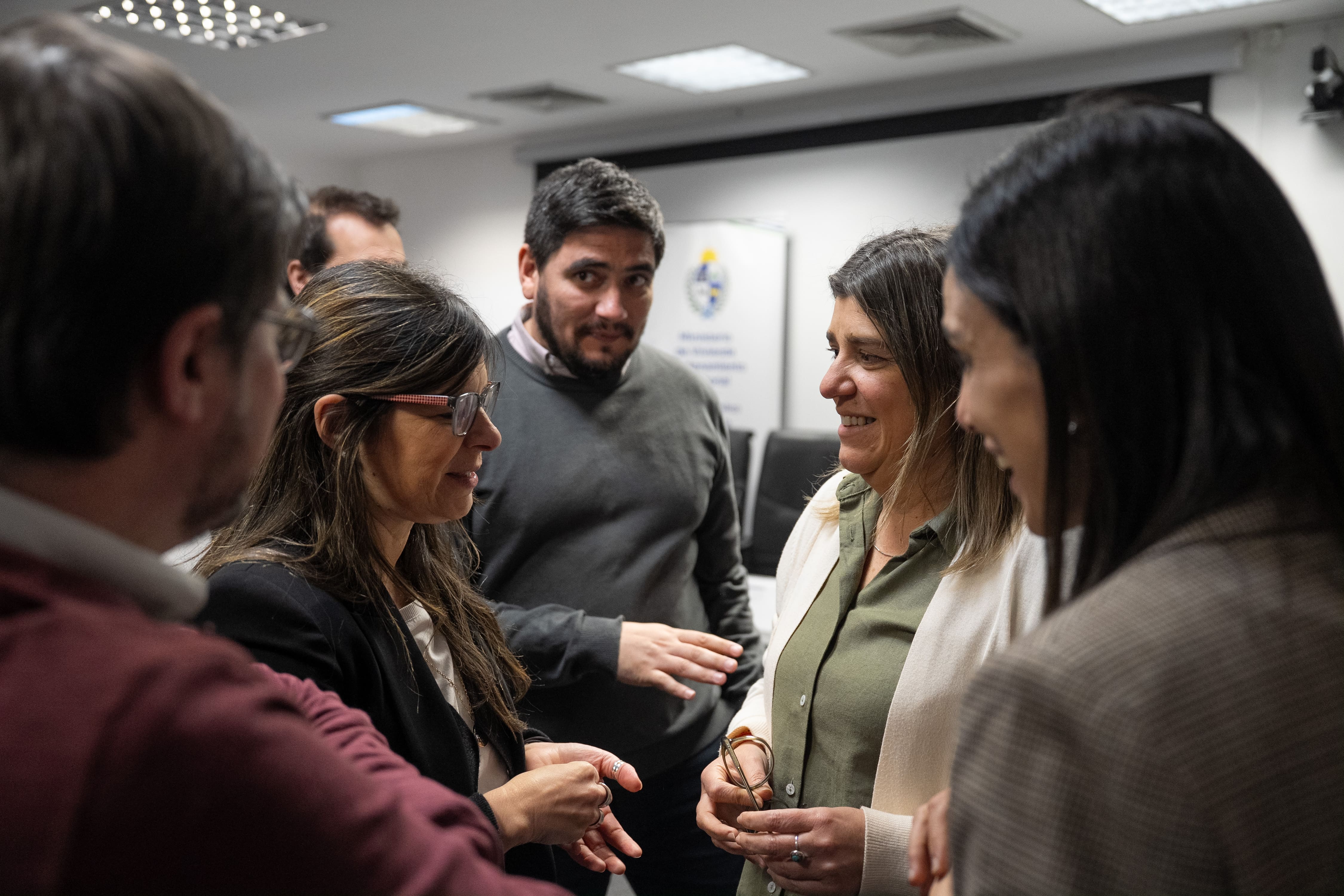 Equipos del INAU y MVOT encabezados por Claudia Romero y Tamara Paseyro