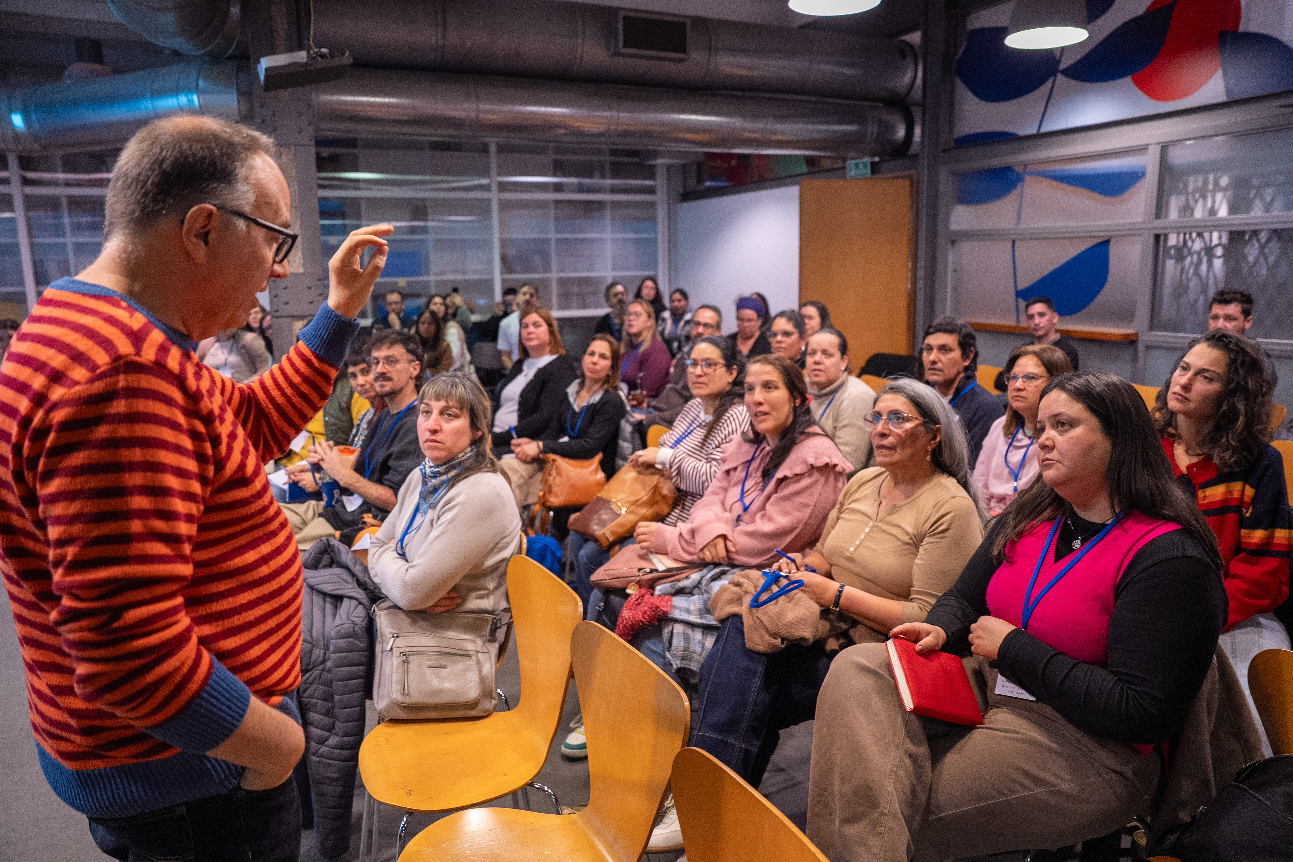 Oriol Ripoll durante el “Encuentro Ruta Juegos: el juego que nos mueve”