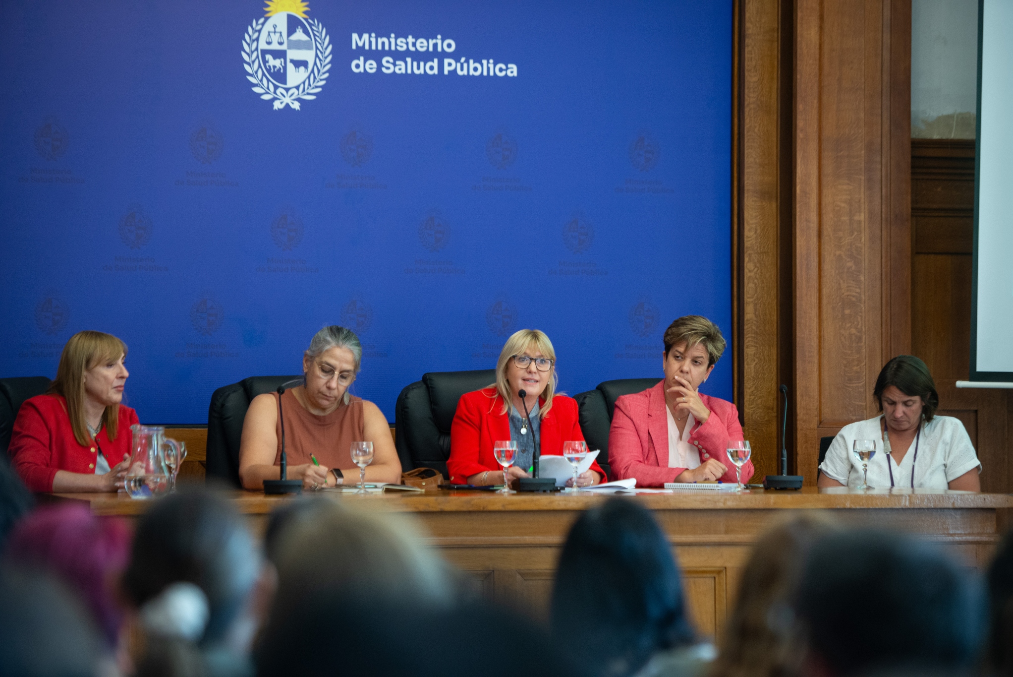 Auditorio en el salón de actos del MSP