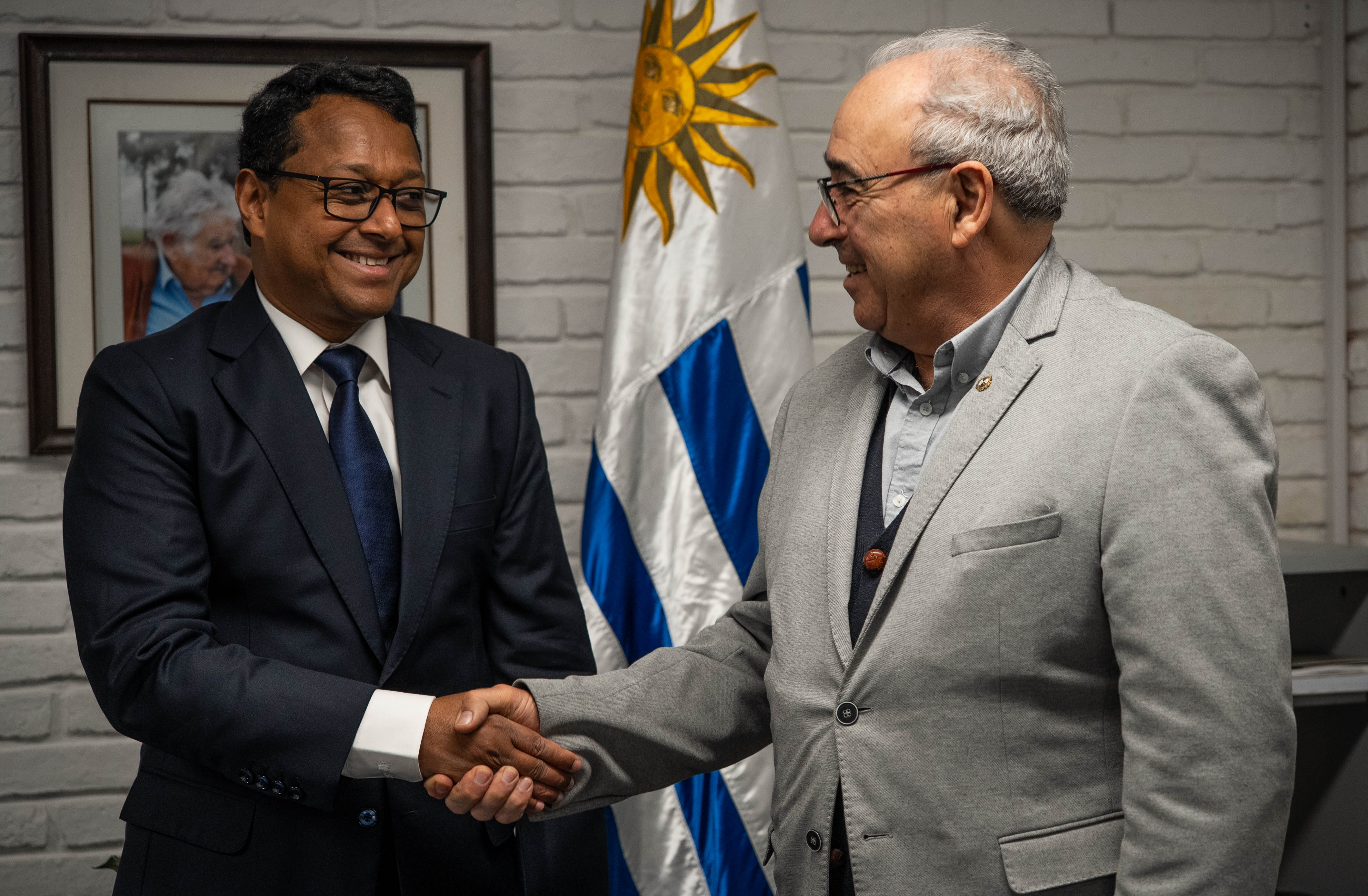 Binoy George y Alfredo Fratti