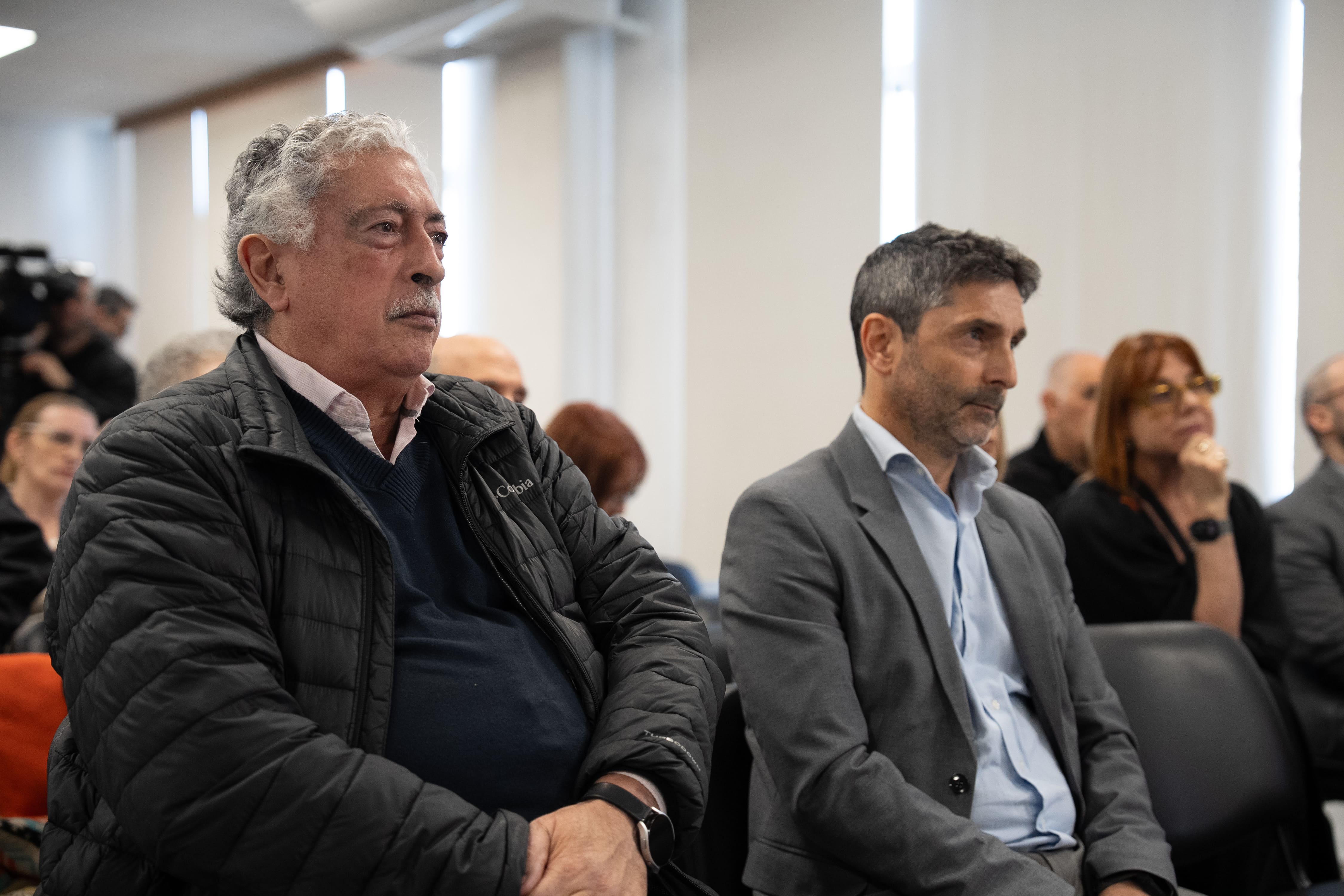 Participantes de la ceremonia de conmemoración de los 20 años de la Ley 18.033