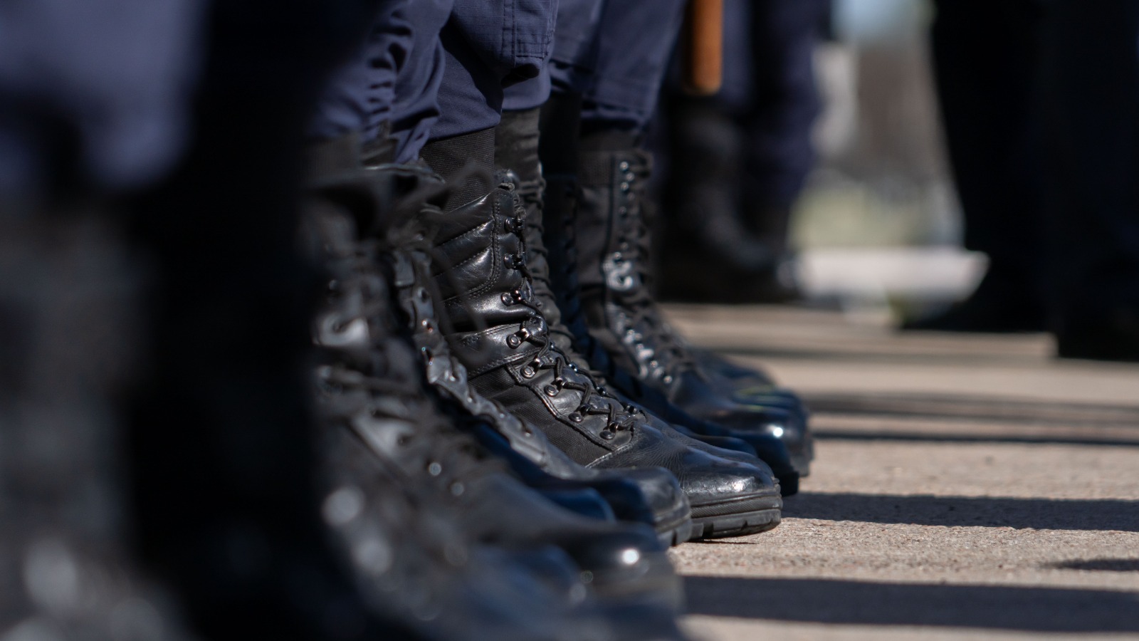 Presentación de efectivos policiales para la Jefatura de Montevideo