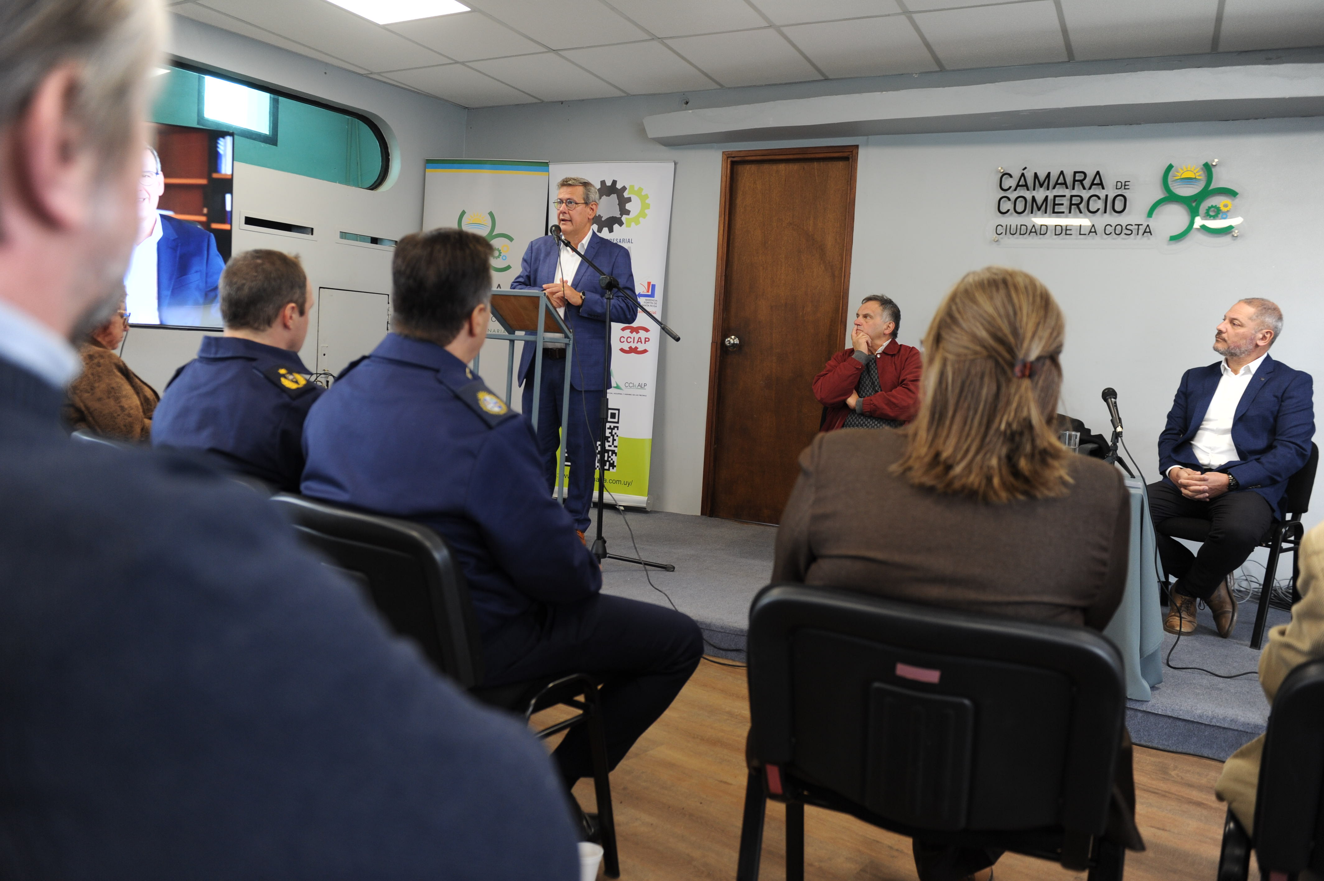 Jorge Díaz en la Cámara de Comercio de la Ciudad de la Costa