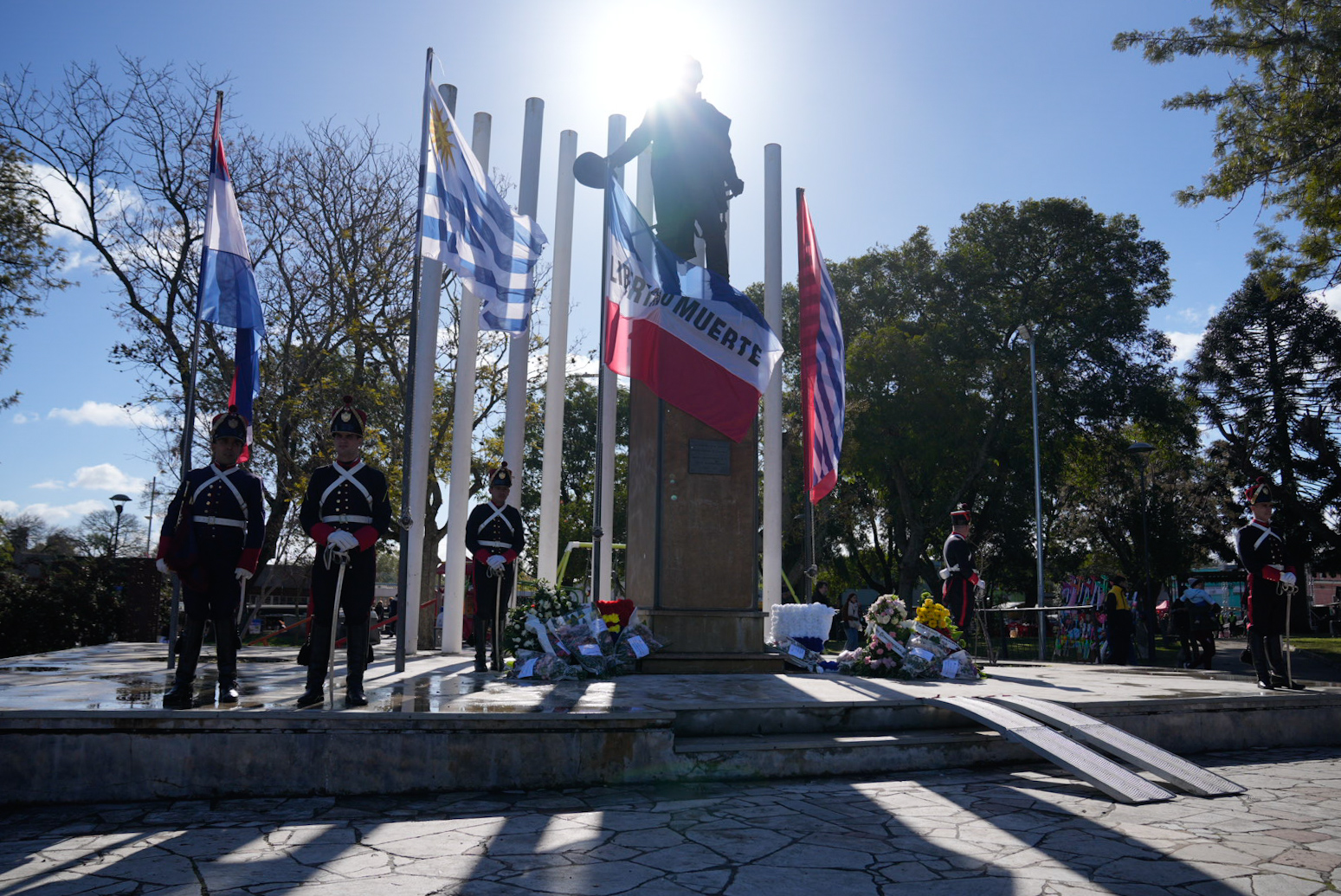 Monumento a José Gervasio Artigas en la Plaza de Sauce, Canelones