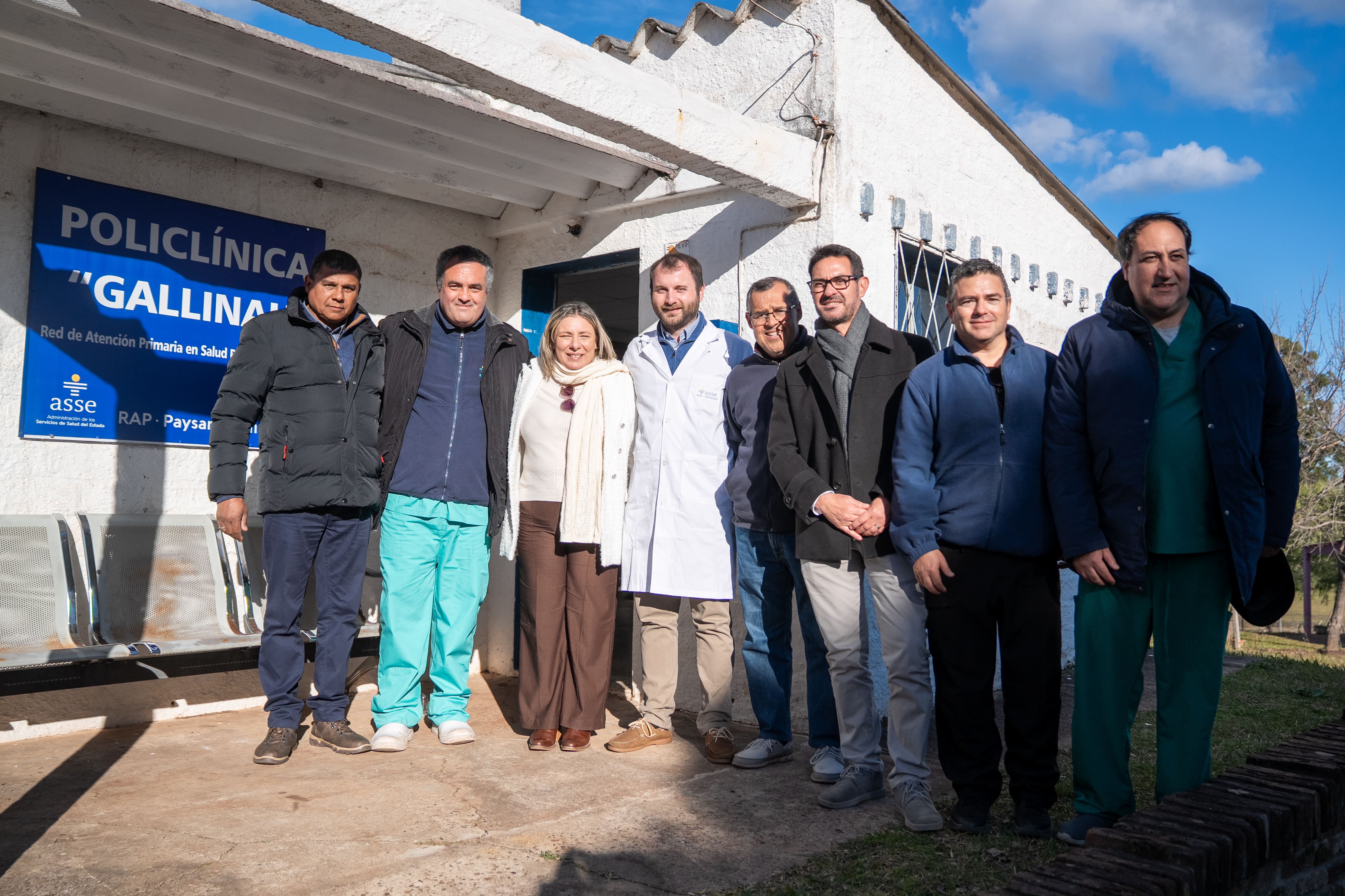 Equipo de salud de Pueblo Gallinal, Paysandú