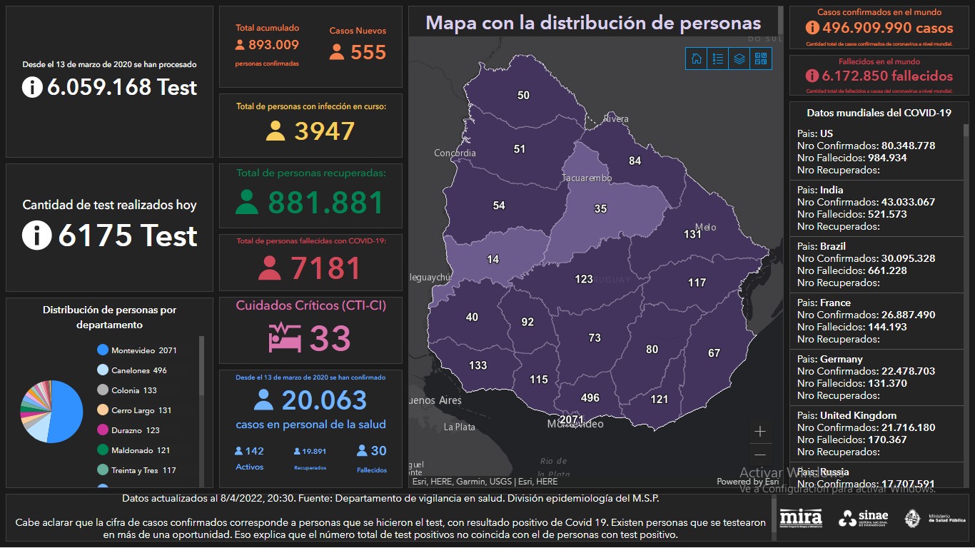 Mapa del Sinae