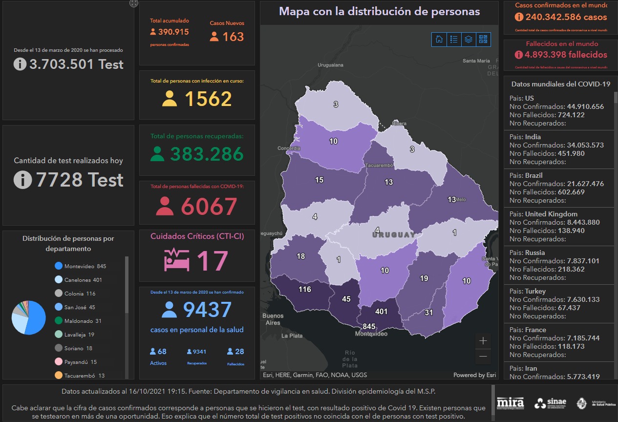 Mapa Sinae COVID-19