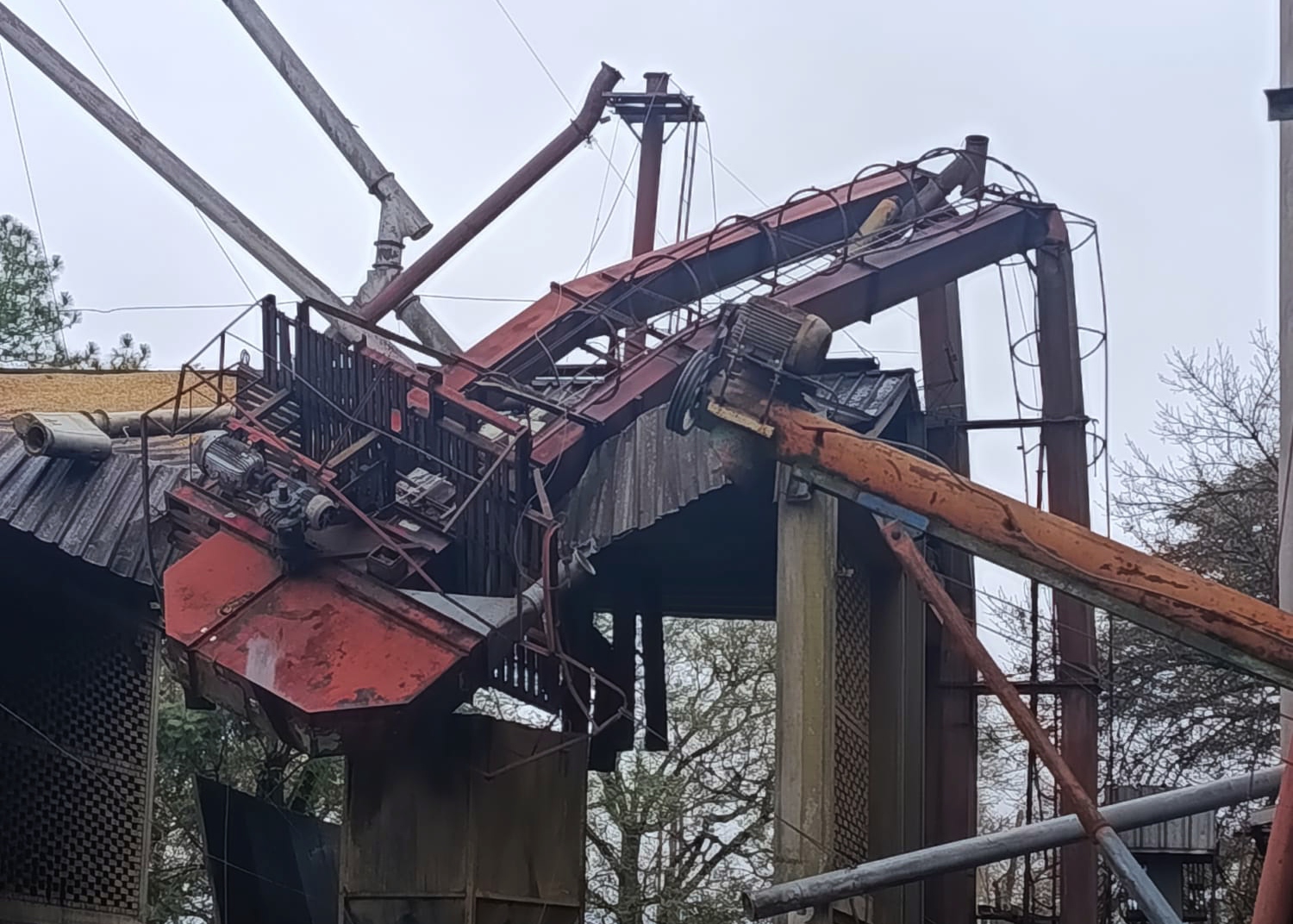 Afectación en predio de Calsal, Salto