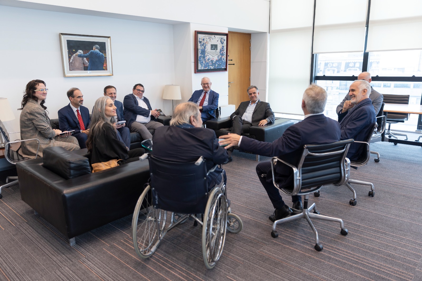 Reunión de Orsi con integrantes de la SIP