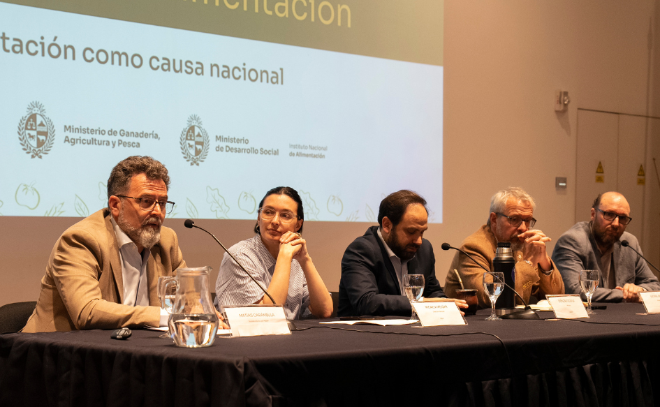 Subsecretario de Ganadería, Matías Carámbula, brinda discurso en el seminario sobre el Día Mundial de la Alimentación