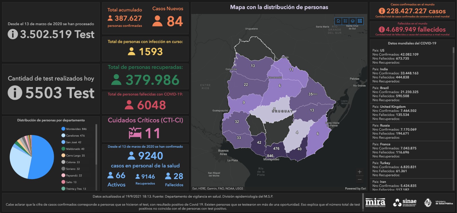 Mapa del Sinae