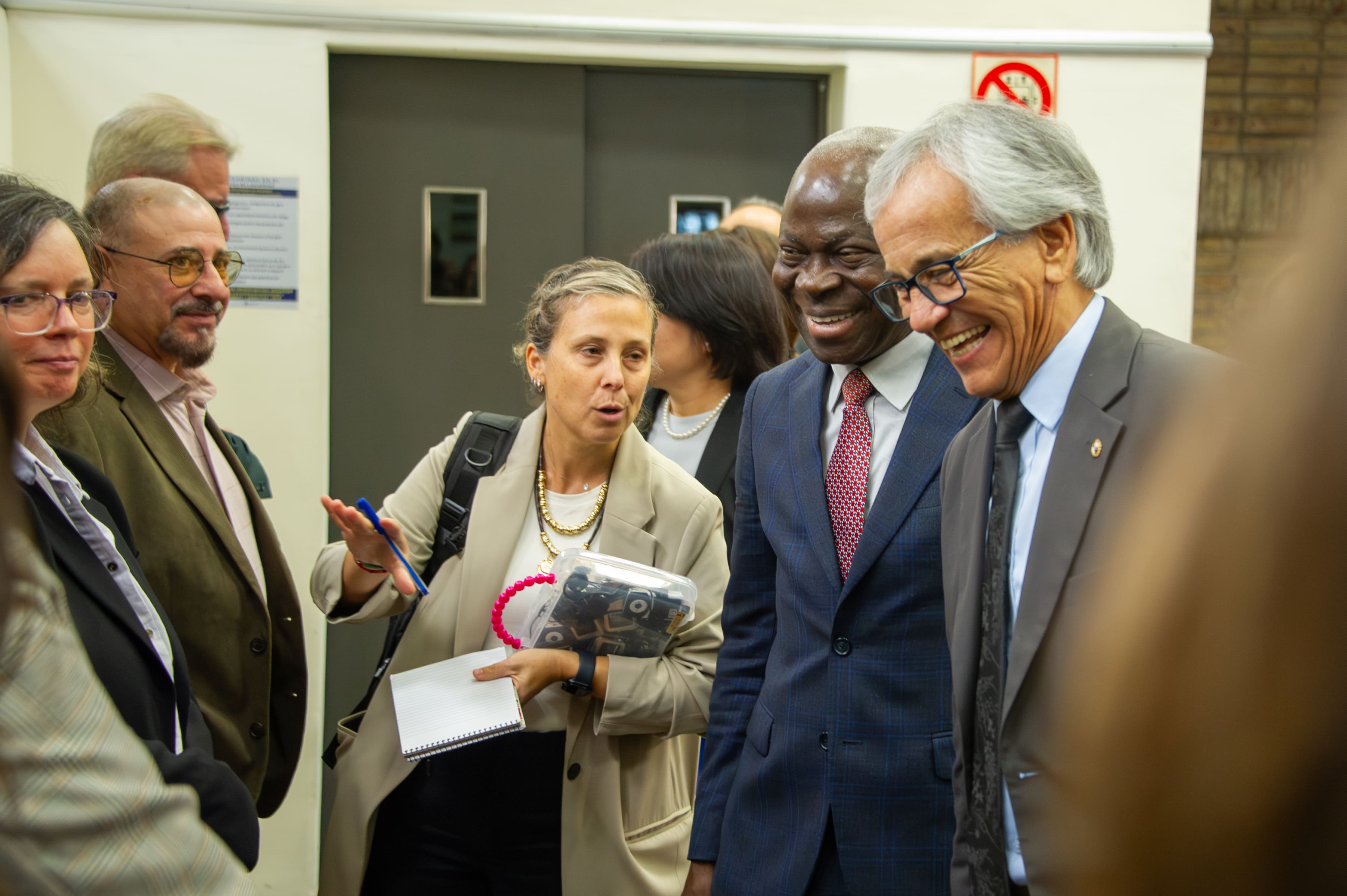 Visita de Gilbert Houngbo a la sede del MTSS