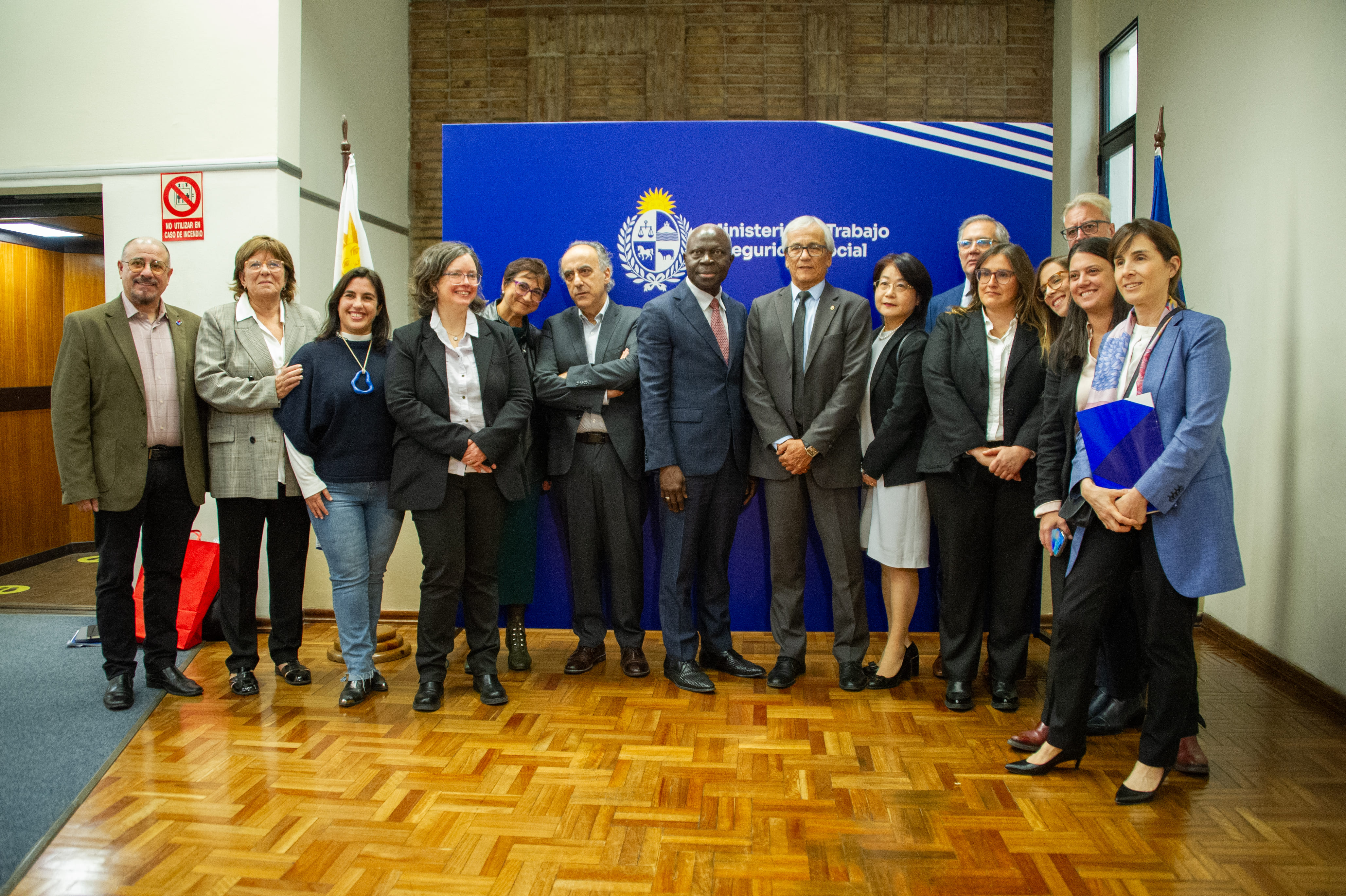 Delegación uruguaya que concurrirá a próxima Conferencia Internacional del Trabajo junto a Gilbert Houngbo.