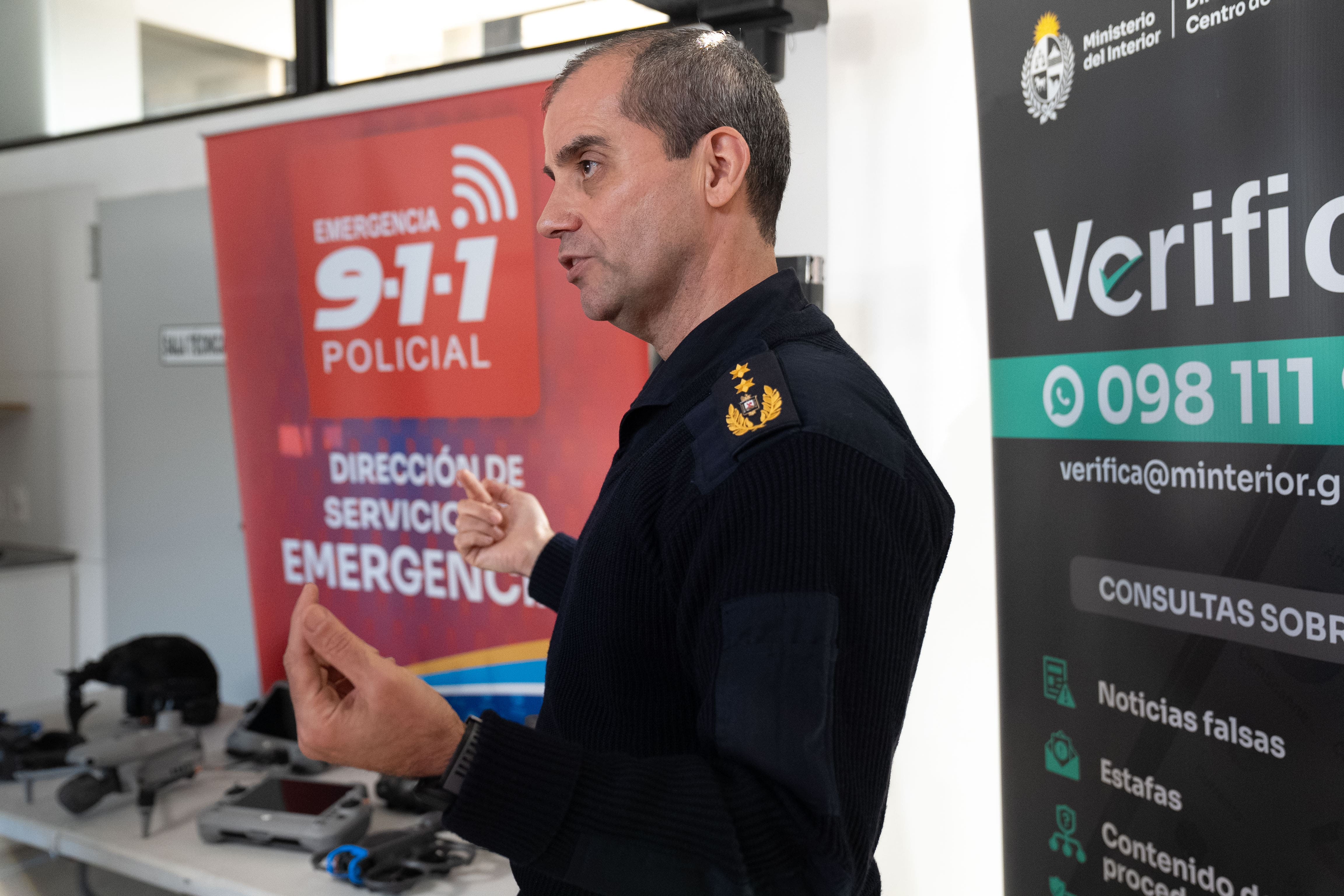 Director del Centro de Comando Unificado, Víctor Torres