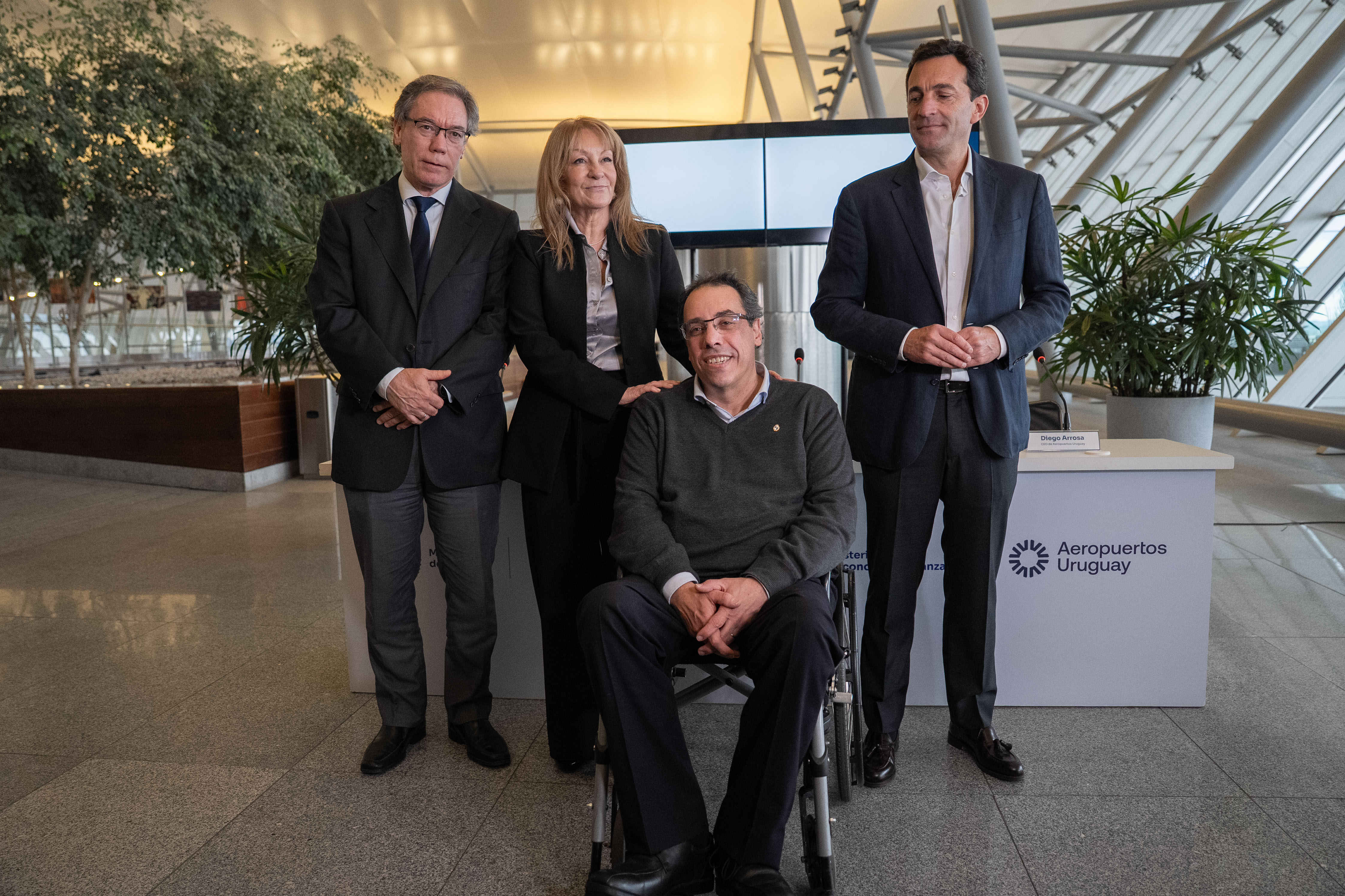 Martín Vallcorba, Carolina Cosse, Pablo Menoni y Diego Arrosa