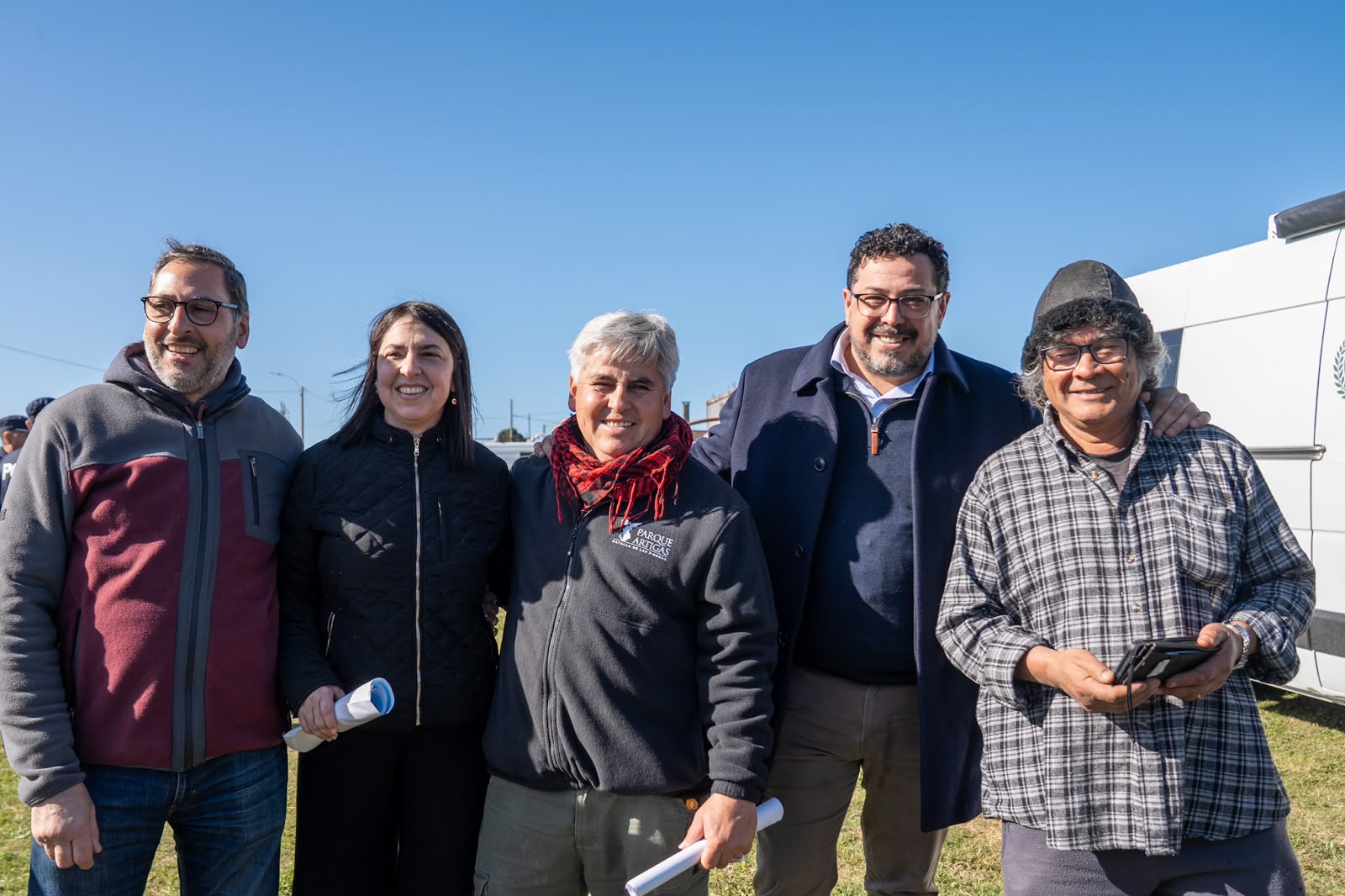 Sánchez con vecinos de Las Piedras