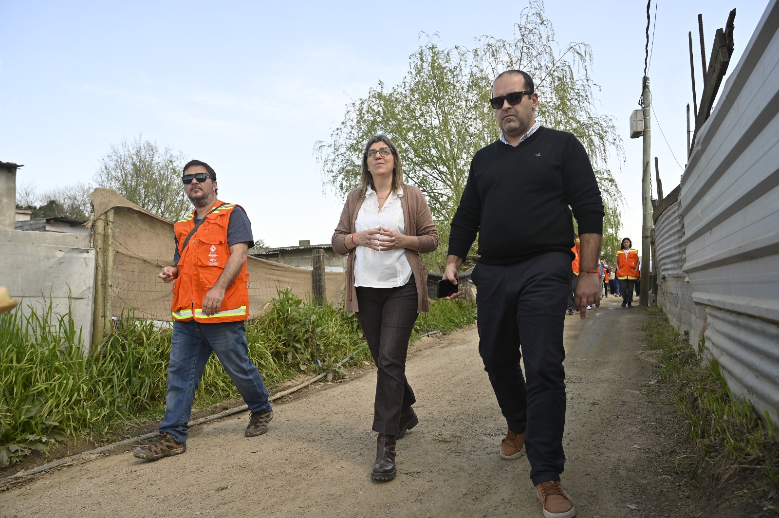 Paseyro en recorrida por Los Eucaliptus