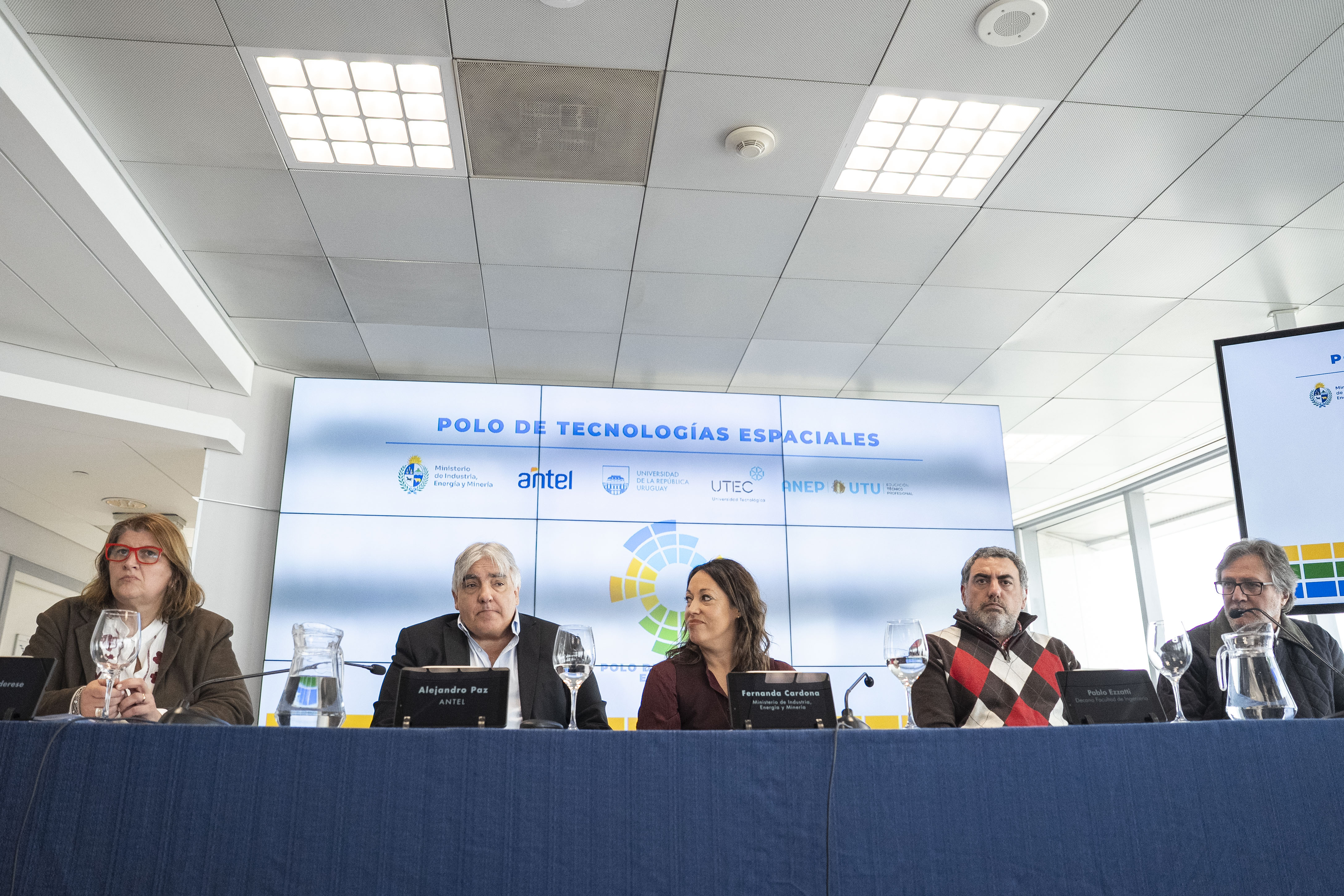 Virginia Verderese, Ajelandro Paz, Fernanda Cardona, Pablo Ezzatti y Carlos Batthyány