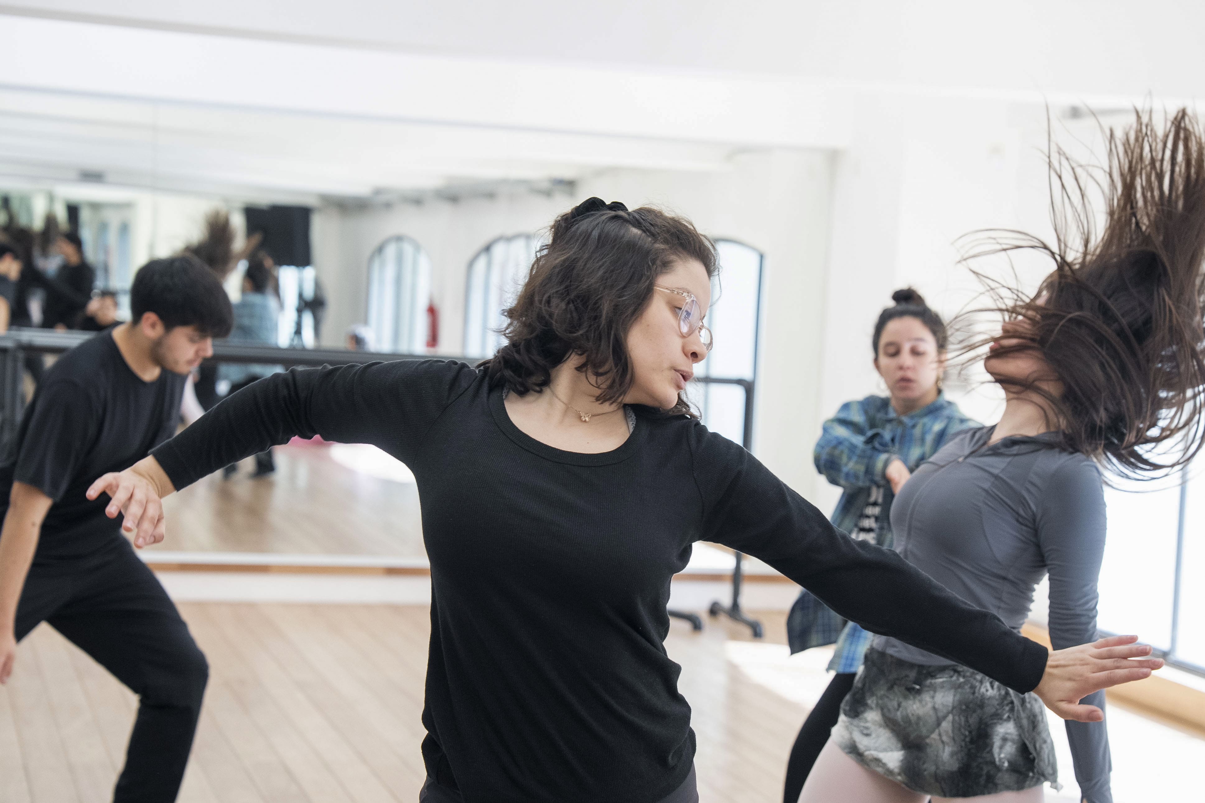 Estudiantes de Danza Contemporánea