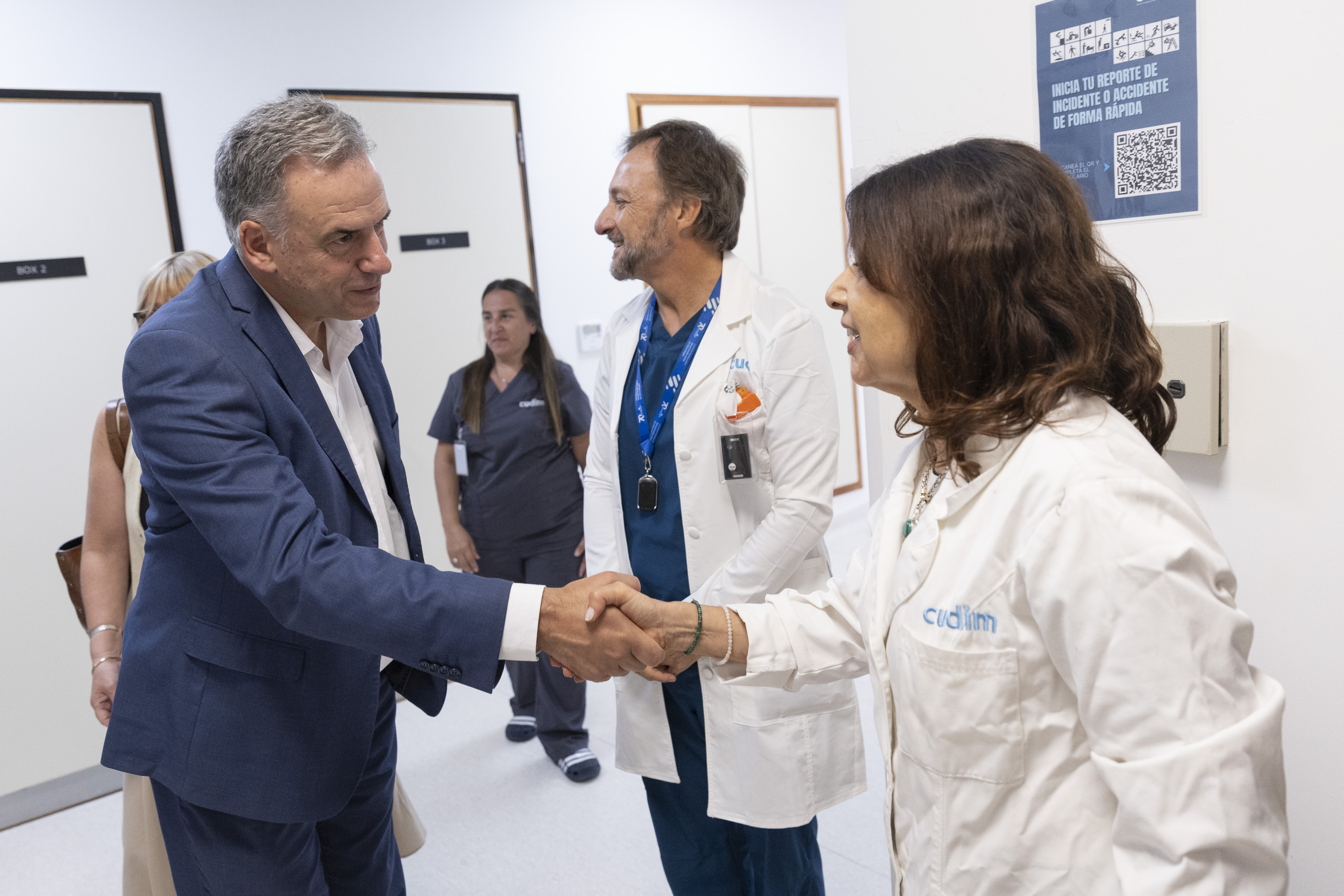 Yamandú Orsi con técnica del Cudim