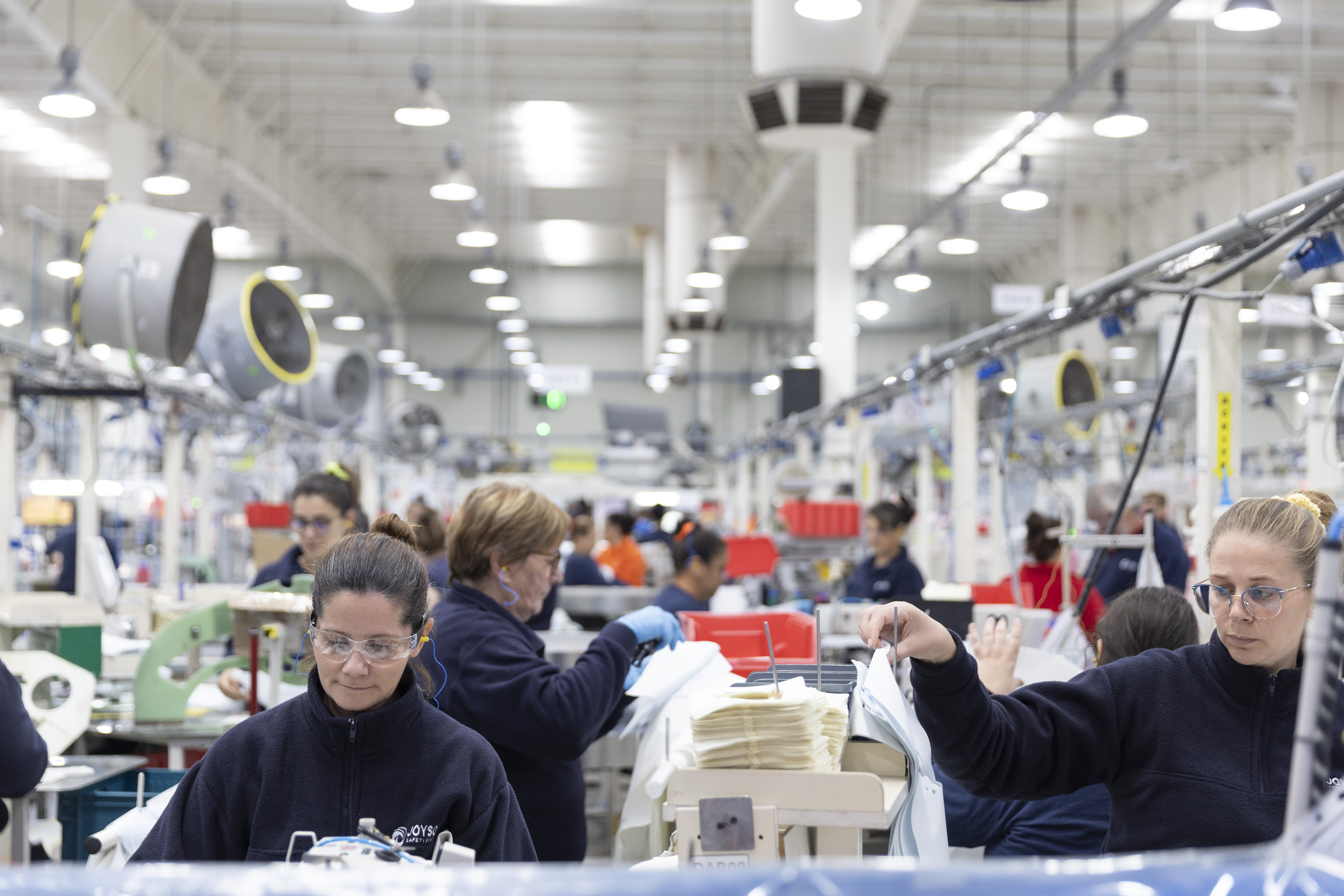 Trabajadoras de Joyson Safety Systems