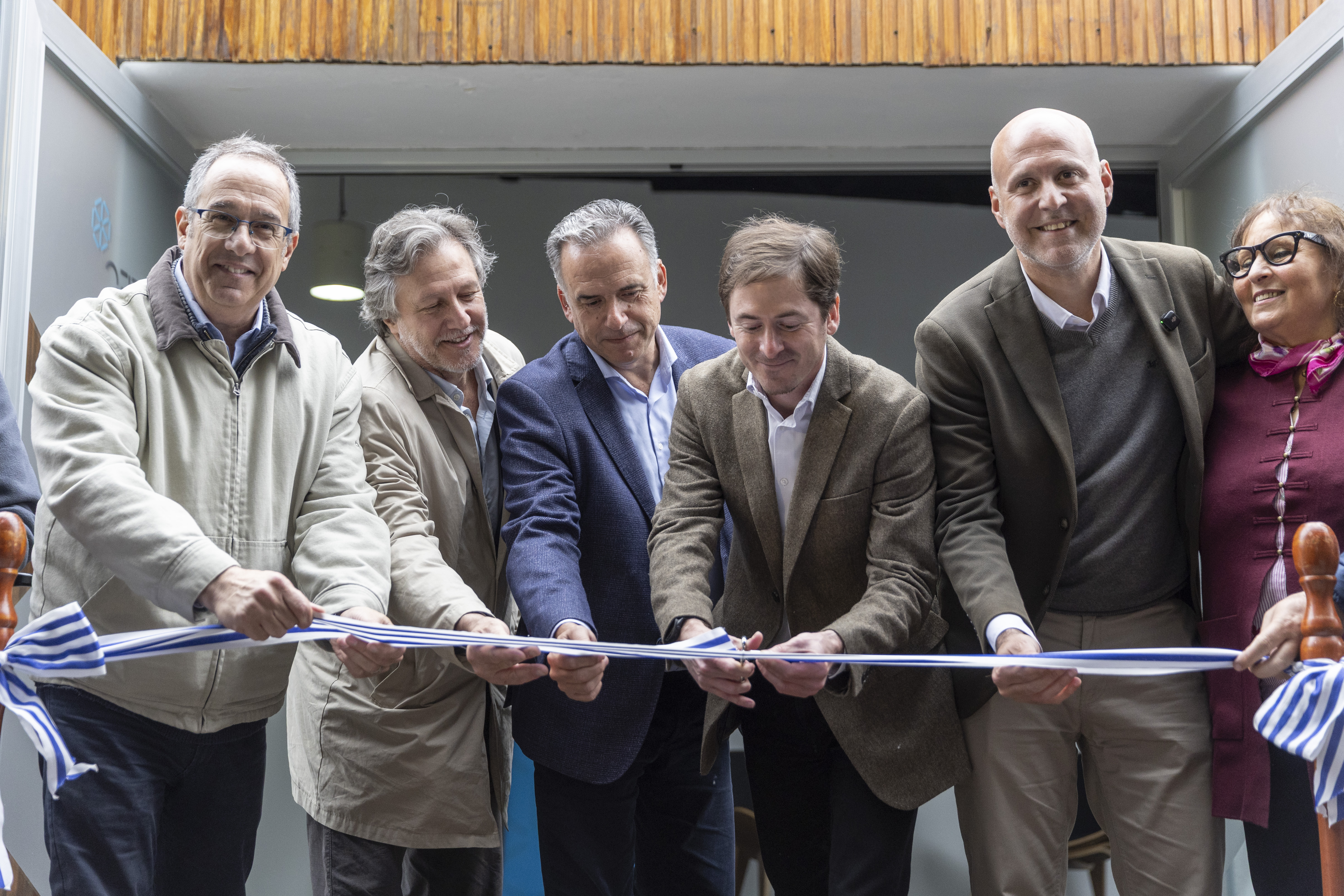 Presidente Orsi y autoridades