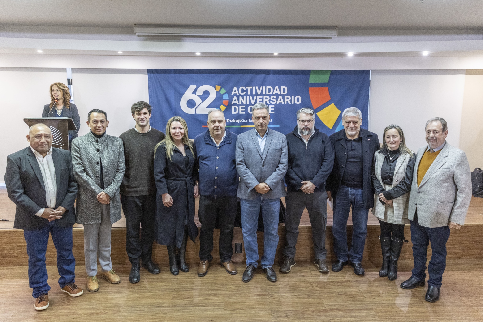 Presidente Orsi con autoridades de COFE