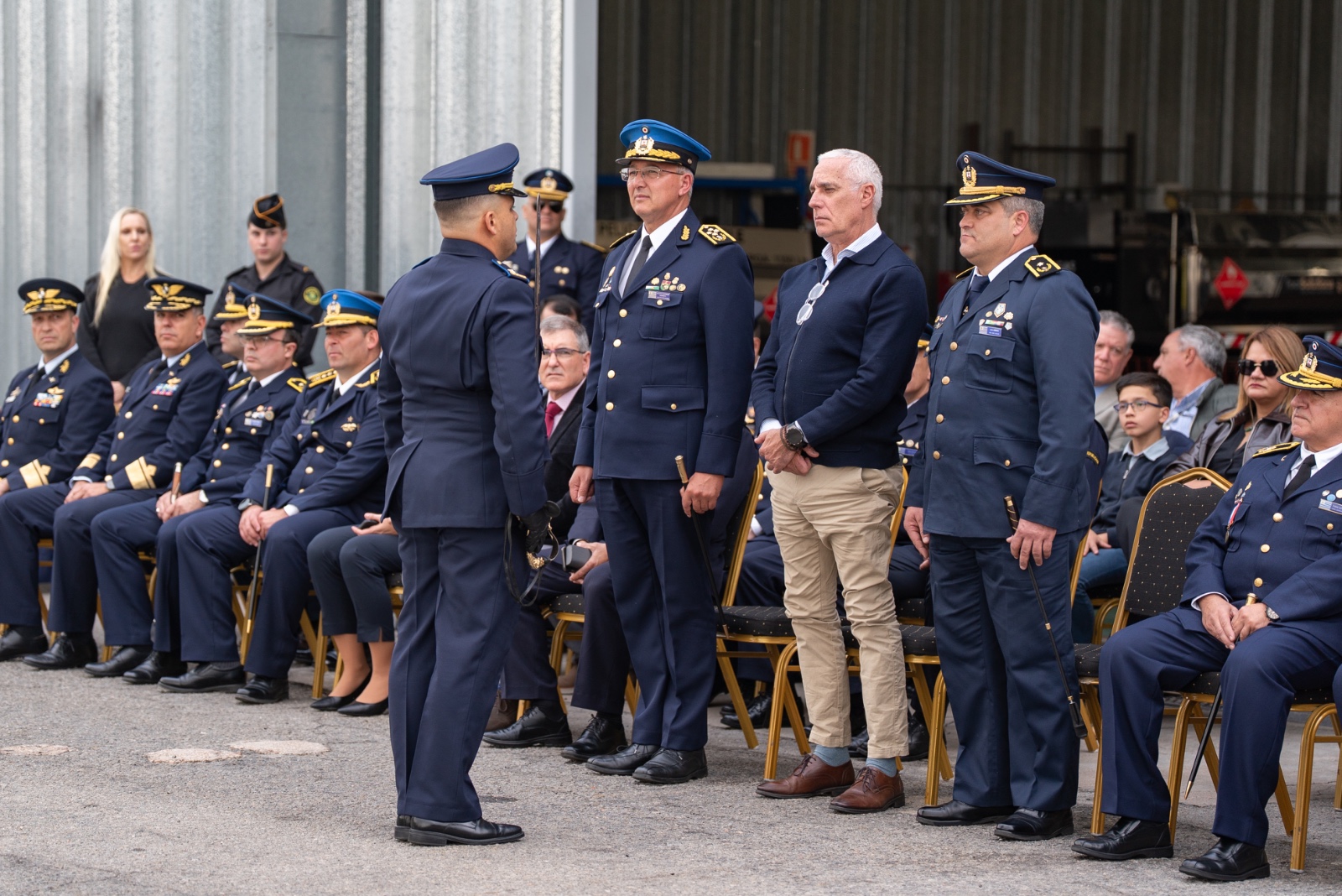 Celebración del aniversario de Aviación Policial