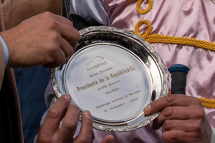 Placa del Gran Premio Presidente de la República 2026