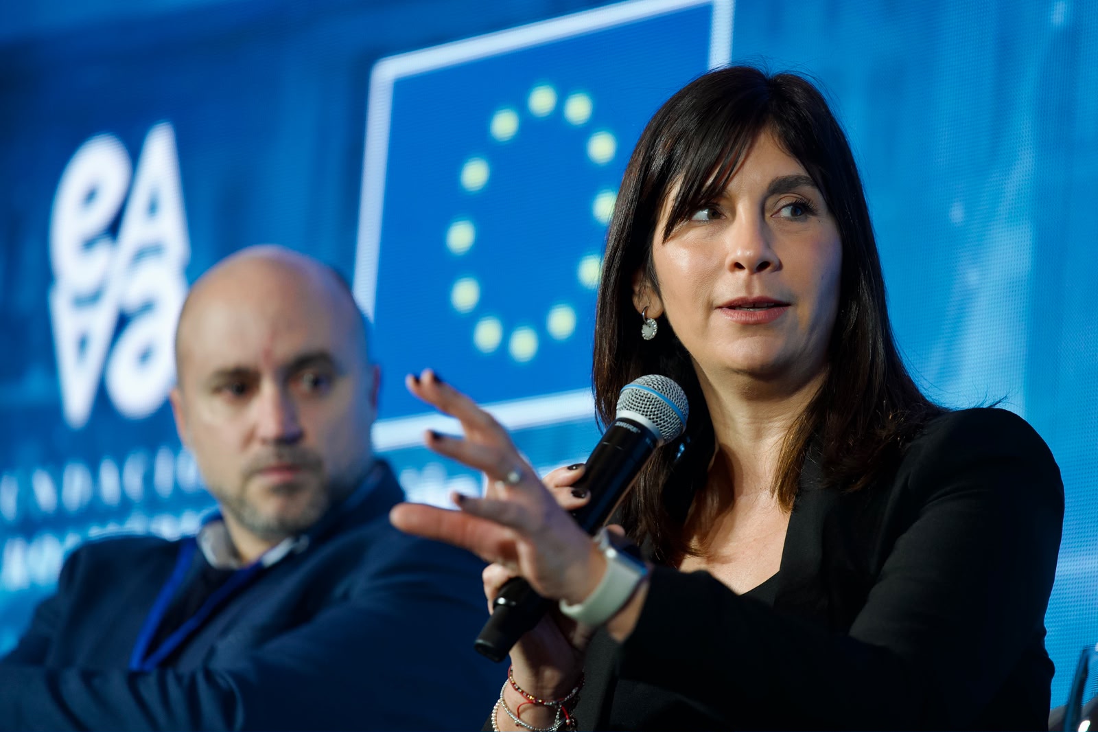 Juan Labraga y Mariana Ferreira