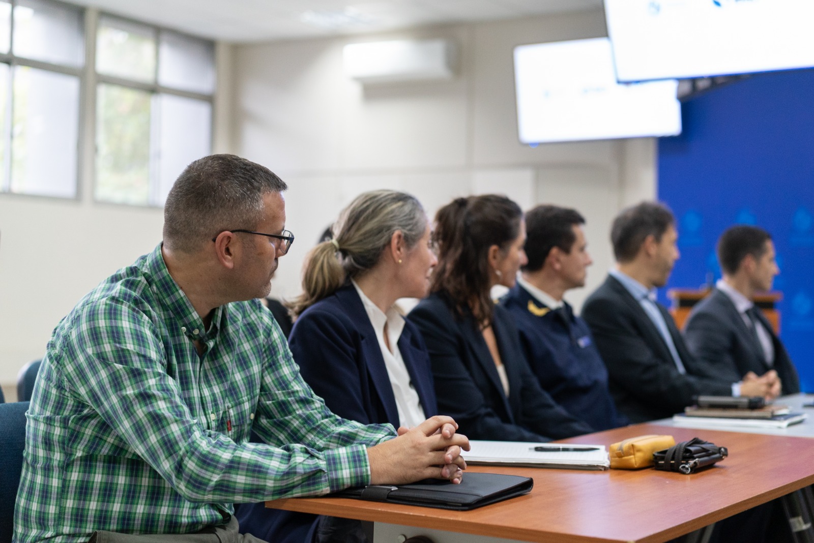 Representantes del Ministerio del Interior, OEA y BID