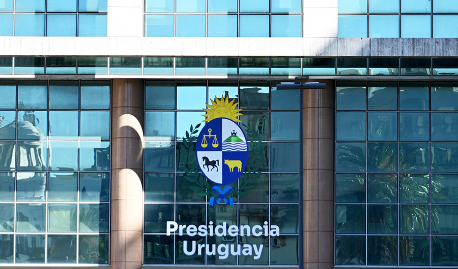 Logo Presidencia en Torre Ejecutiva